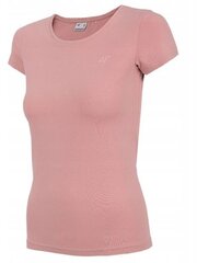 Женская футболка 4F, розовая цена и информация | Женские футболки | pigu.lt