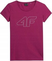 Marškinėliai moterims 4F 4FSS23TTSHF583, rožiniai kaina ir informacija | Marškinėliai moterims | pigu.lt