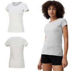 Marškinėliai moterims 4F, pilki kaina ir informacija | Marškinėliai moterims | pigu.lt