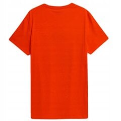 Marškinėliai vyrams 4F 4FSS23TTSHM489, raudoni kaina ir informacija | Vyriški marškinėliai | pigu.lt