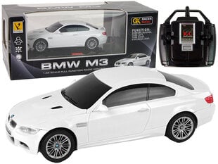 Nuotoliniu būdu valdomas BMW R3 automobilis Lean Toys, baltas kaina ir informacija | Žaislai berniukams | pigu.lt