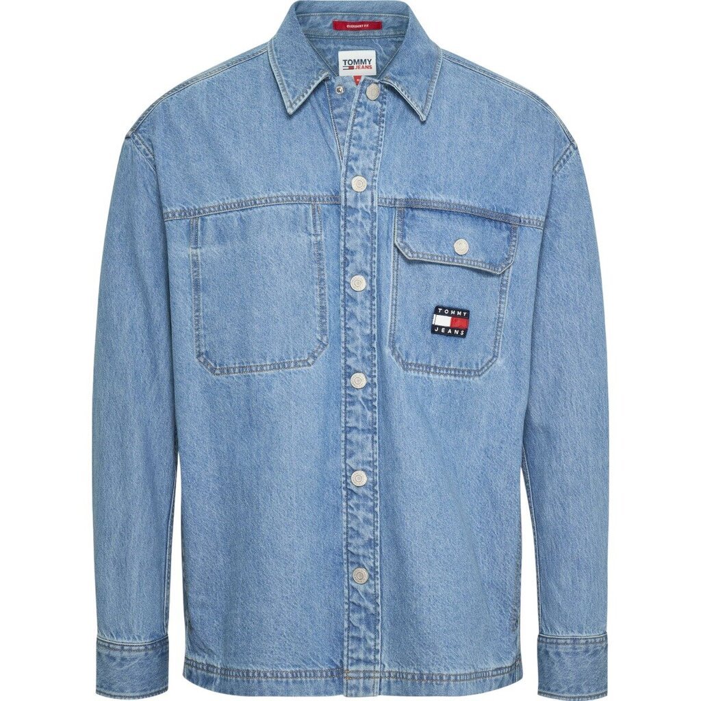 Tommy Hilfiger marškiniai vyrams 80495, mėlyni kaina ir informacija | Vyriški marškiniai | pigu.lt