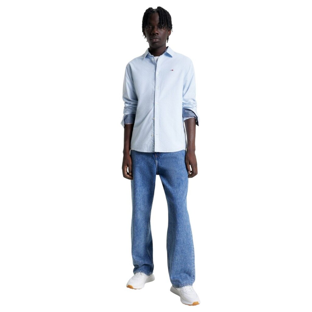 Tommy Hilfiger marškiniai vyrams 80493, mėlyni kaina ir informacija | Vyriški marškiniai | pigu.lt