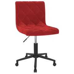 2-jų valgomojo kėdžių komplektas vidaXL, raudonas цена и информация | Стулья для кухни и столовой | pigu.lt