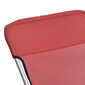 2-jų paplūdimio kėdžių komplektas vidaXL, raudonas kaina ir informacija | Gultai | pigu.lt