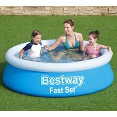 Pripučiamas baseinas Bestway Fast Set, 183x51cm, be filtro kaina ir informacija | Baseinai | pigu.lt