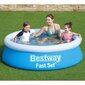 Pripučiamas baseinas Bestway Fast Set, 183x51cm, be filtro цена и информация | Baseinai | pigu.lt