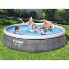 Baseino rinkinys su siurbliu Bestway Fast Set, 396x84cm, su filtru kaina ir informacija | Baseinai | pigu.lt