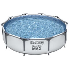 Baseino rinkinys Bestway Steel Pro Max, 305x76cm, su filtru цена и информация | Бассейны | pigu.lt