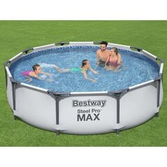 Baseino rinkinysBestway Steel Pro Max, 305x76cm, su filtru цена и информация | Бассейны | pigu.lt