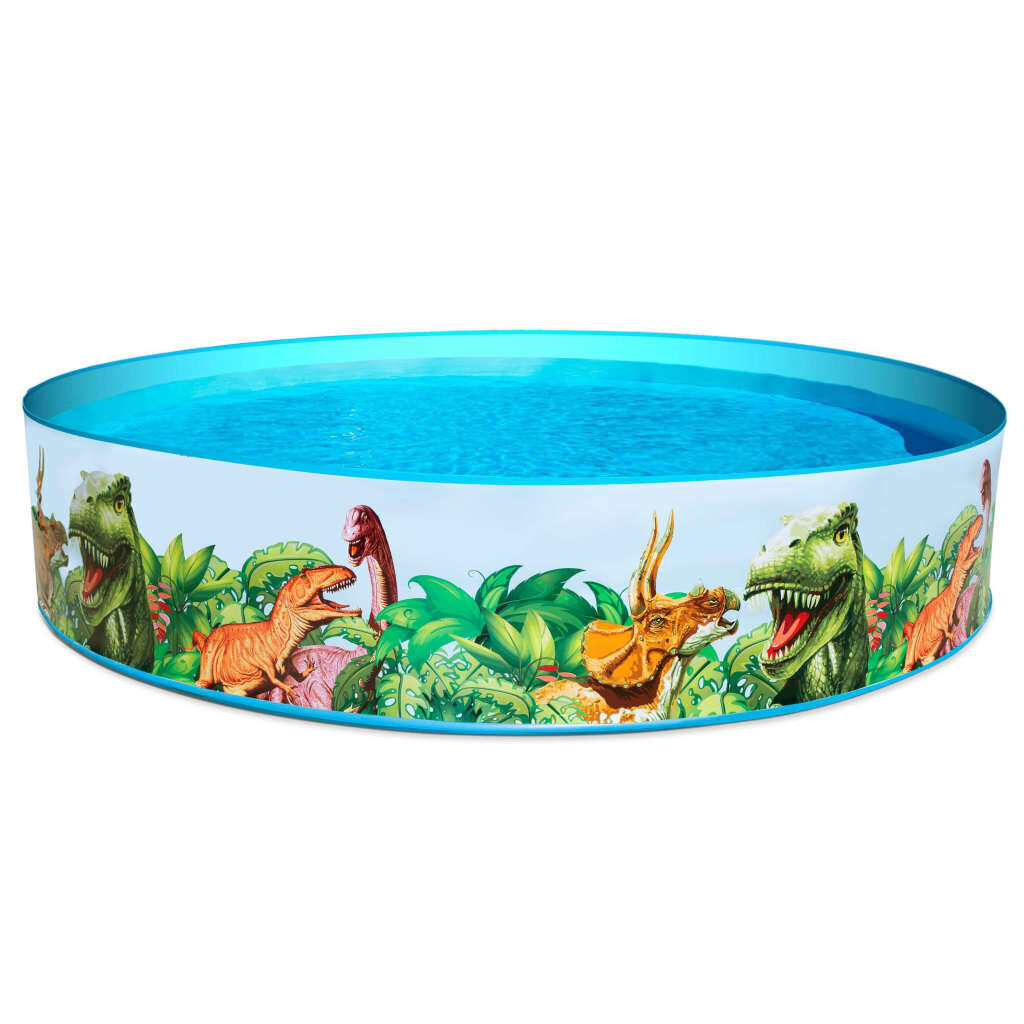 Baseinas Bestway Dinosaur Fill'N Fun, 244 x 46 cm, be filtro цена и информация | Baseinai | pigu.lt