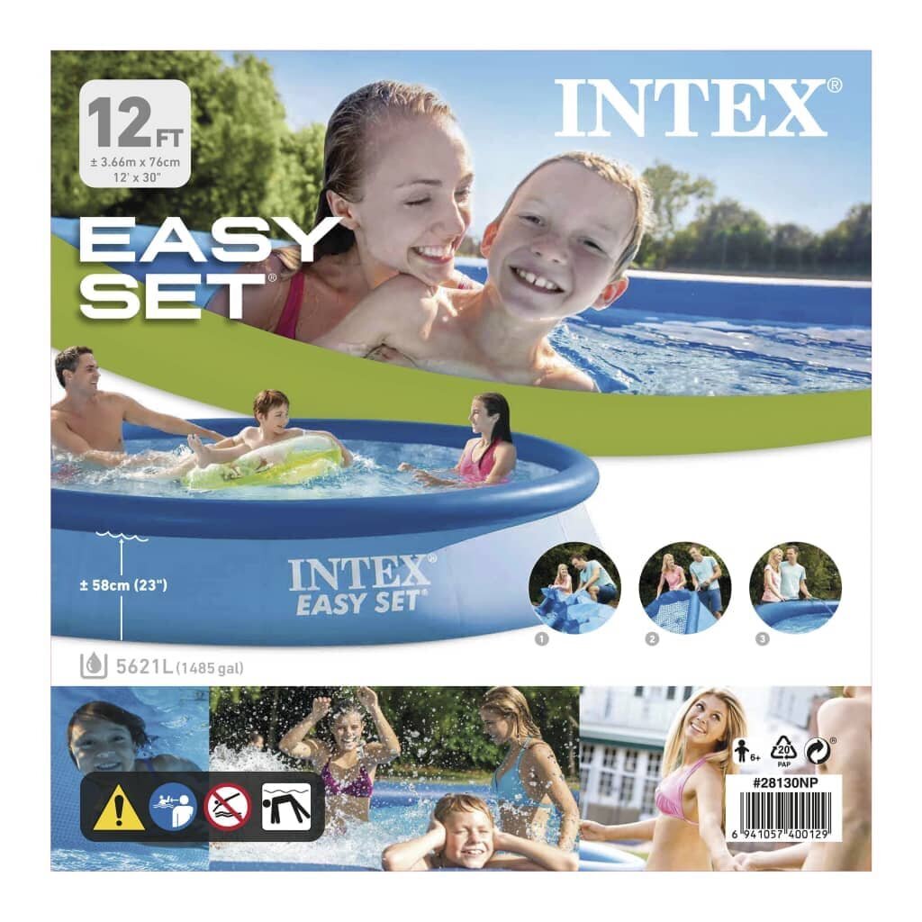 Baseinas Intex Easy Set, 366x76cm, be filtro цена и информация | Baseinai | pigu.lt