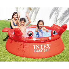 Pripučiamas baseinas Intex Happy Crab Easy Set, 183x51cm, be filtro kaina ir informacija | Baseinai | pigu.lt