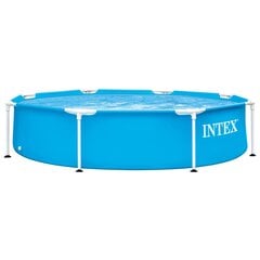 Baseinas Intex Metal Frame, 244x51cm, be filtro kaina ir informacija | Baseinai | pigu.lt