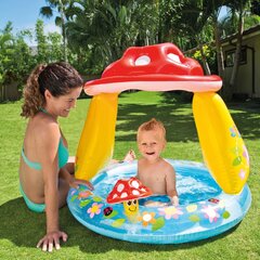 Baseinas kūdikiams Intex, 102 x 89 cm, mėlynas/geltonas/raudonas kaina ir informacija | Pripučiamos ir paplūdimio prekės | pigu.lt