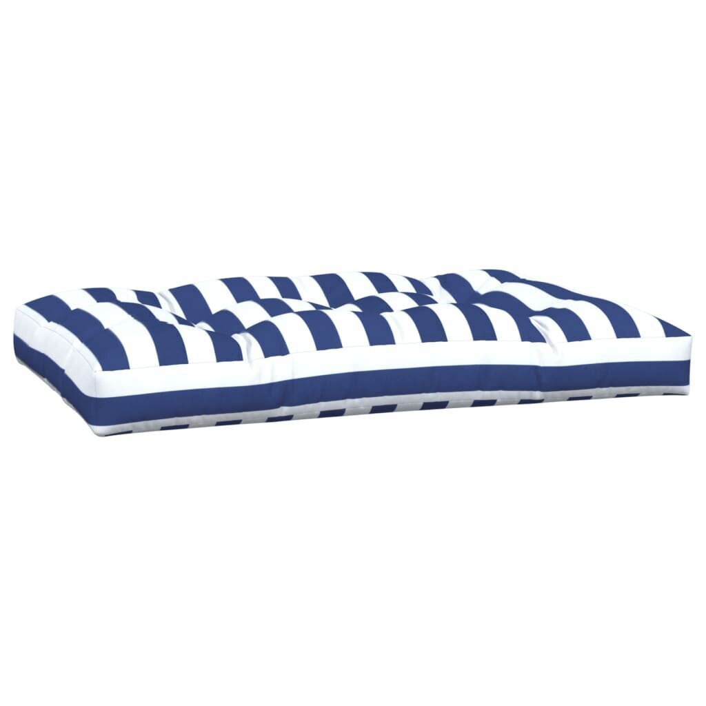Palečių pagalvės vidaXL, mėlynos/baltos kaina ir informacija | Pagalvės, užvalkalai, apsaugos | pigu.lt