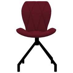 4-ių valgomojo kėdžių komplektas vidaXL, raudonas kaina ir informacija | Virtuvės ir valgomojo kėdės | pigu.lt