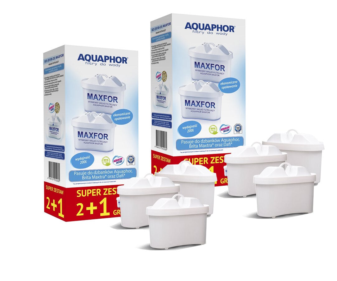 Aquaphor B100-25, 6 ​​vnt.. kaina ir informacija | Vandens filtrai | pigu.lt