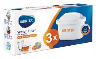 Фильтр для воды Brita Maxtra+ Hard Water, 3 шт. цена и информация | Фильтры для воды | pigu.lt