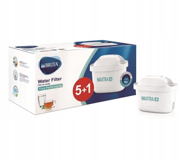 Brita Maxtra+ Plus, 6 vnt. kaina ir informacija | Vandens filtrai | pigu.lt