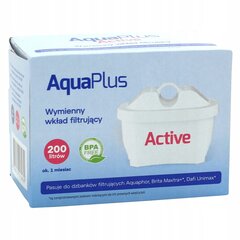 Aquaphor Aquaplus Active, 10 vnt. цена и информация | Фильтры для воды | pigu.lt