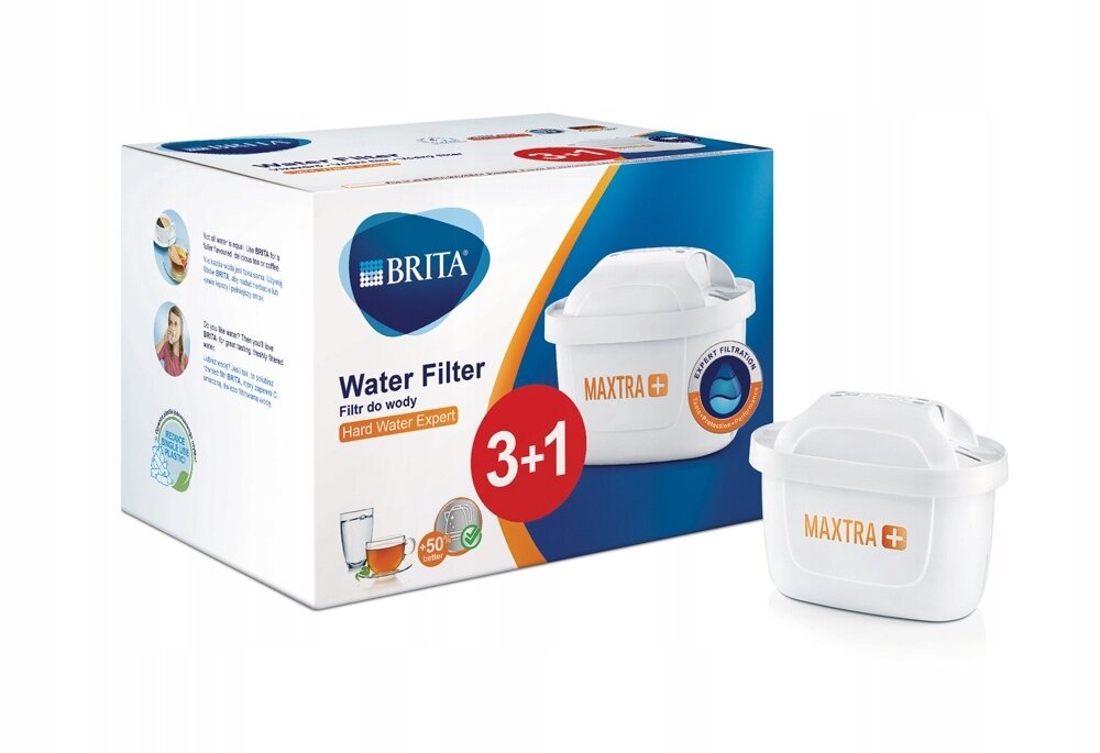 Brita Hard Water Expert, 4 vnt. цена и информация | Vandens filtrai | pigu.lt