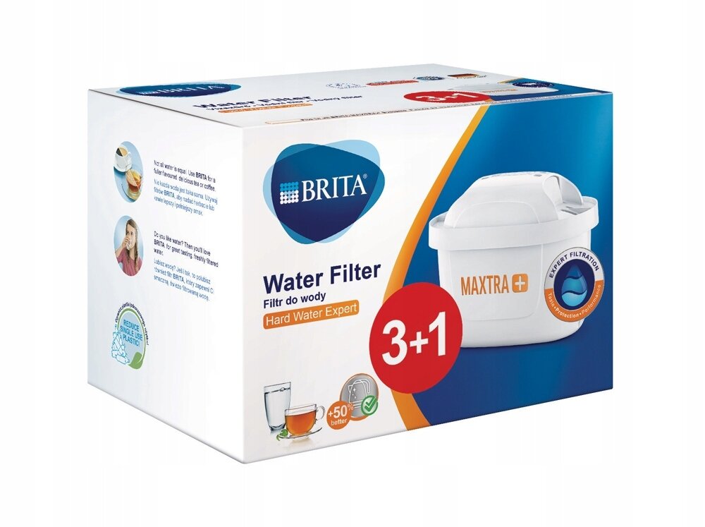 Brita Hard Water Expert, 4 vnt. цена и информация | Vandens filtrai | pigu.lt