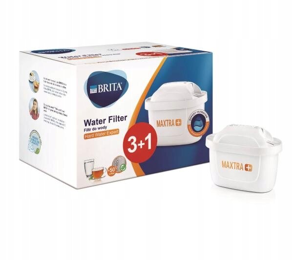 Brita Hard Water Expert, 4 vnt. kaina ir informacija | Vandens filtrai | pigu.lt