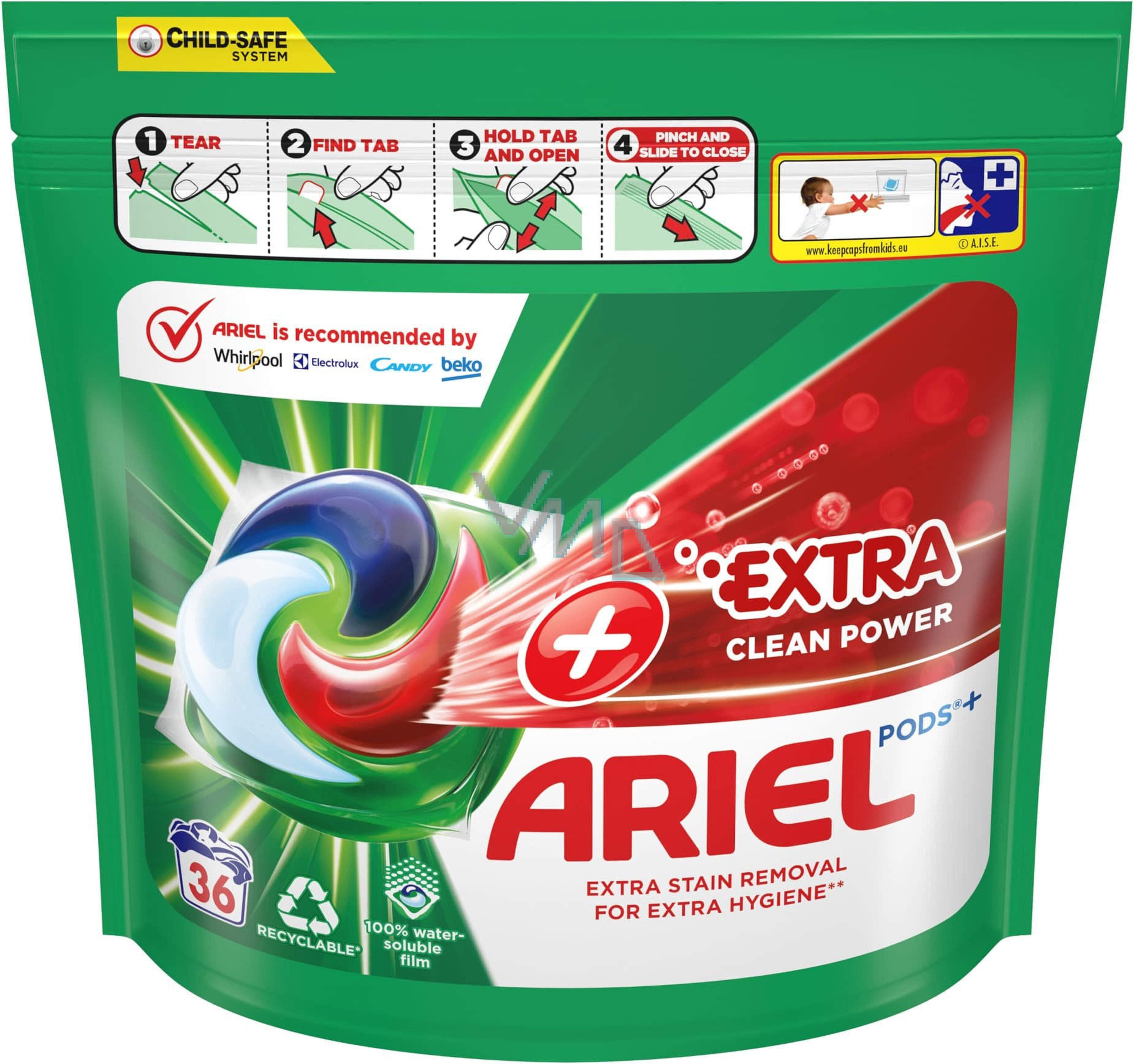 Капсулы Для Стирки Ariel Extra Clean, 36 Шт. Цена | Pigu.Lt