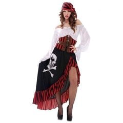 Kostiumas suaugusiems Piratas, 4 dalių цена и информация | Карнавальные костюмы | pigu.lt