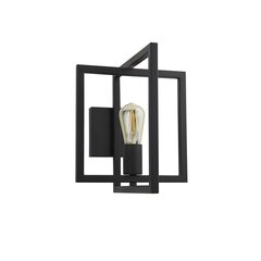 Searchlight настенный светильник Plaza 23203-1BK цена и информация | Настенные светильники | pigu.lt