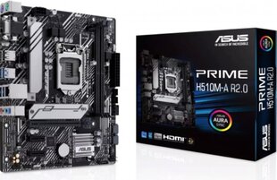 Asus Prime H510M-A R2.0 90MB1FP0-M0EAY0 kaina ir informacija | Pagrindinės plokštės | pigu.lt