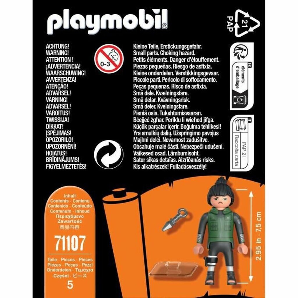 71107 Playmobil Naruto Shippuden Shikamaru, 5 d. цена | pigu.lt