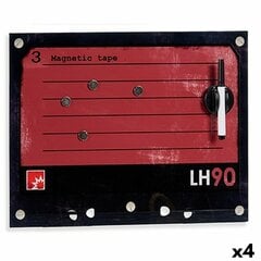 Magnetinė lenta su markeriu, 40 x 30 cm, 4 vnt. цена и информация | Канцелярские товары | pigu.lt