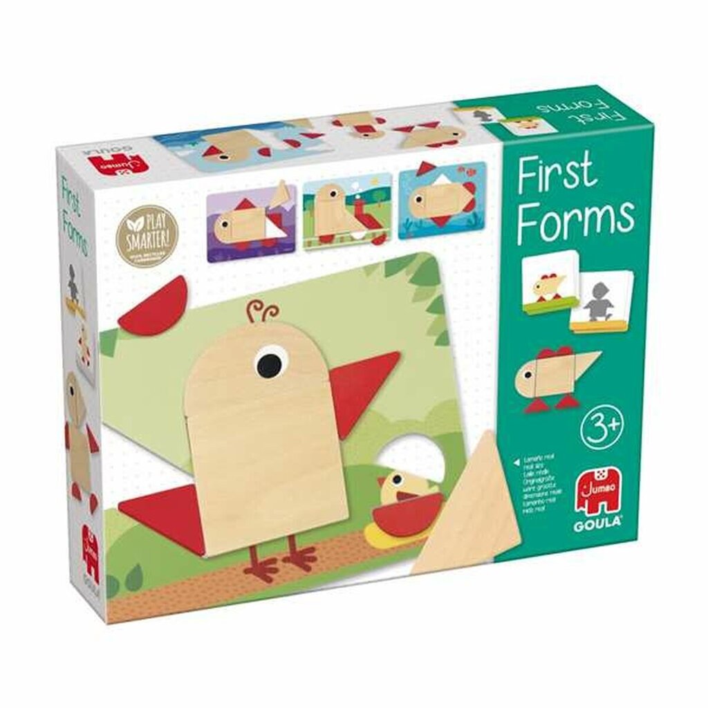 Medinė puzlė Goula First Forms, 7 d. kaina ir informacija | Dėlionės (puzzle) | pigu.lt