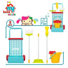 Valymo vežimėlis su aksesuarais Color Baby, 5 d. цена и информация | Игрушки для девочек | pigu.lt