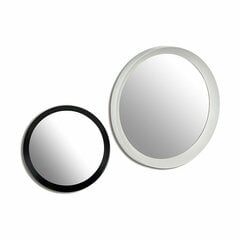 6-ių dalių sieninis veidrodis Gift Decor, baltas/juodas цена и информация | Зеркала | pigu.lt