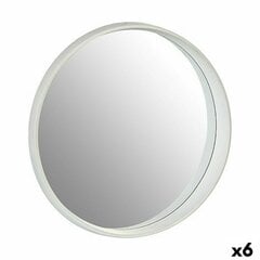6-ių dalių sieninis veidrodis Gift Decor, baltas цена и информация | Зеркала | pigu.lt