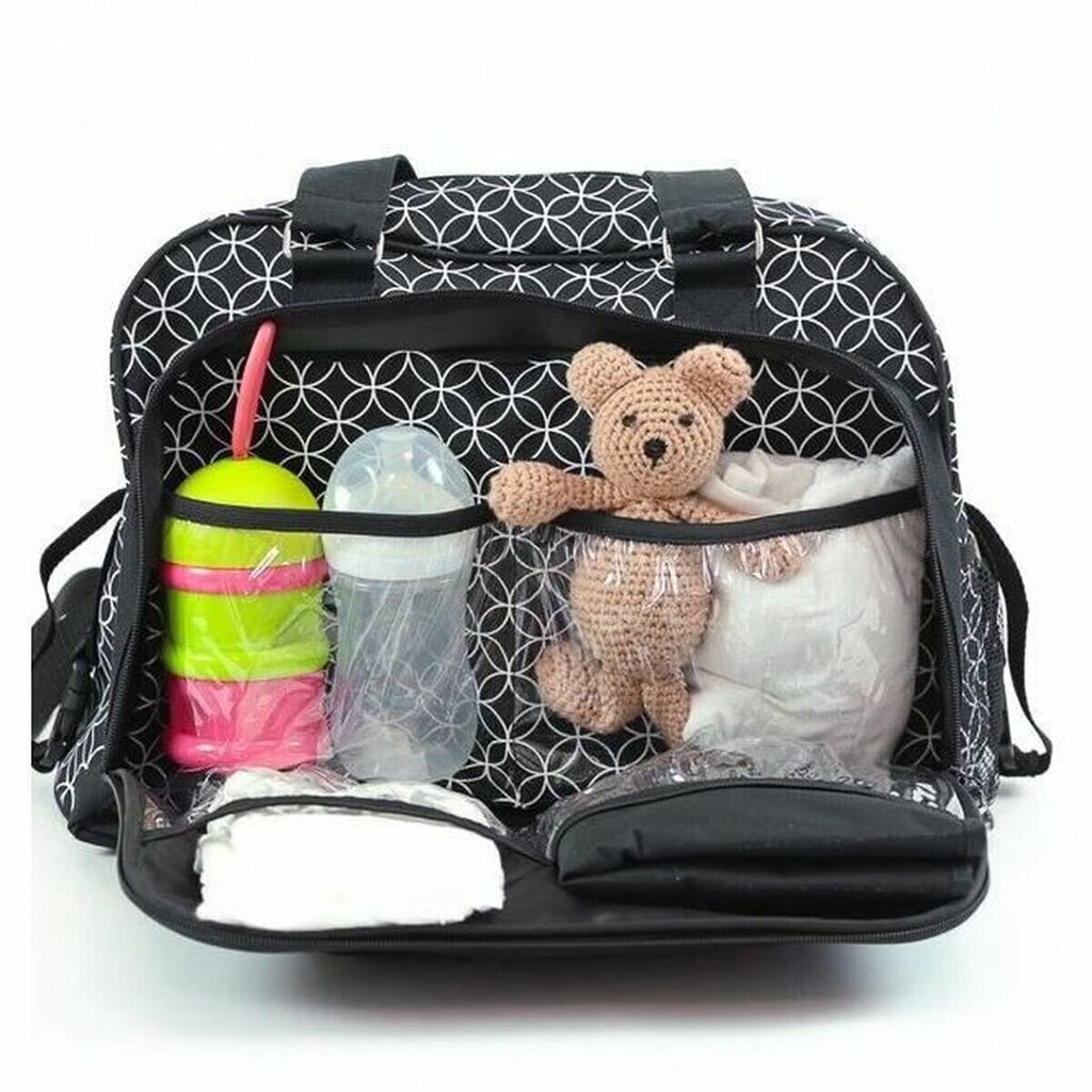 Vystyklų keitimo krepšys Baby on Board, juodas kaina ir informacija | Vežimėlių priedai | pigu.lt