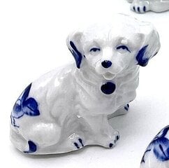 Porcelianinių figūrėlių rinkinys Šunys, 4 vnt. kaina ir informacija | Interjero detalės | pigu.lt