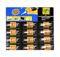 Супер клей Power Glue 12tk X 3g XJ-8882 цена и информация | Клей | pigu.lt