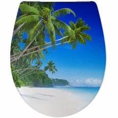 Tualeto sėdynė Cedo Tropical Beach, 46x38.3x4.9 cm цена и информация | Аксессуары для ванной комнаты | pigu.lt