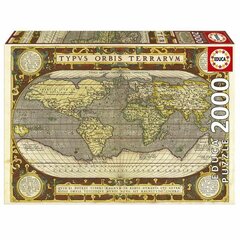 Dėlionė pasaulio žemėlapis Educa, 2000 d. цена и информация | Конструкторы и кубики | pigu.lt