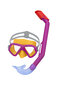 Nardymo kaukė su vamzdeliu Bestway 24023, rožinė/geltona kaina ir informacija | Nardymo kaukės | pigu.lt