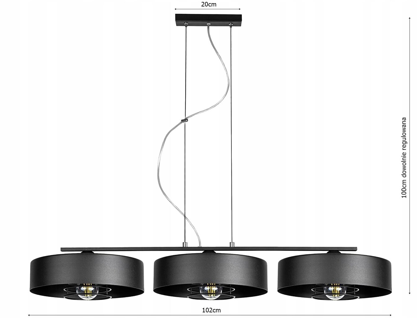 Ledlux pakabinamas šviestuvas kaina ir informacija | Pakabinami šviestuvai | pigu.lt