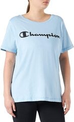 Женская футболка Champion plus size 115216-BS151-3X, голубая цена и информация | Футболка женская | pigu.lt