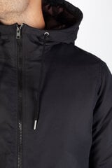 Зимняя куртка JACK&JONES 12236010BLACK-L, черная цена и информация | Мужские куртки | pigu.lt