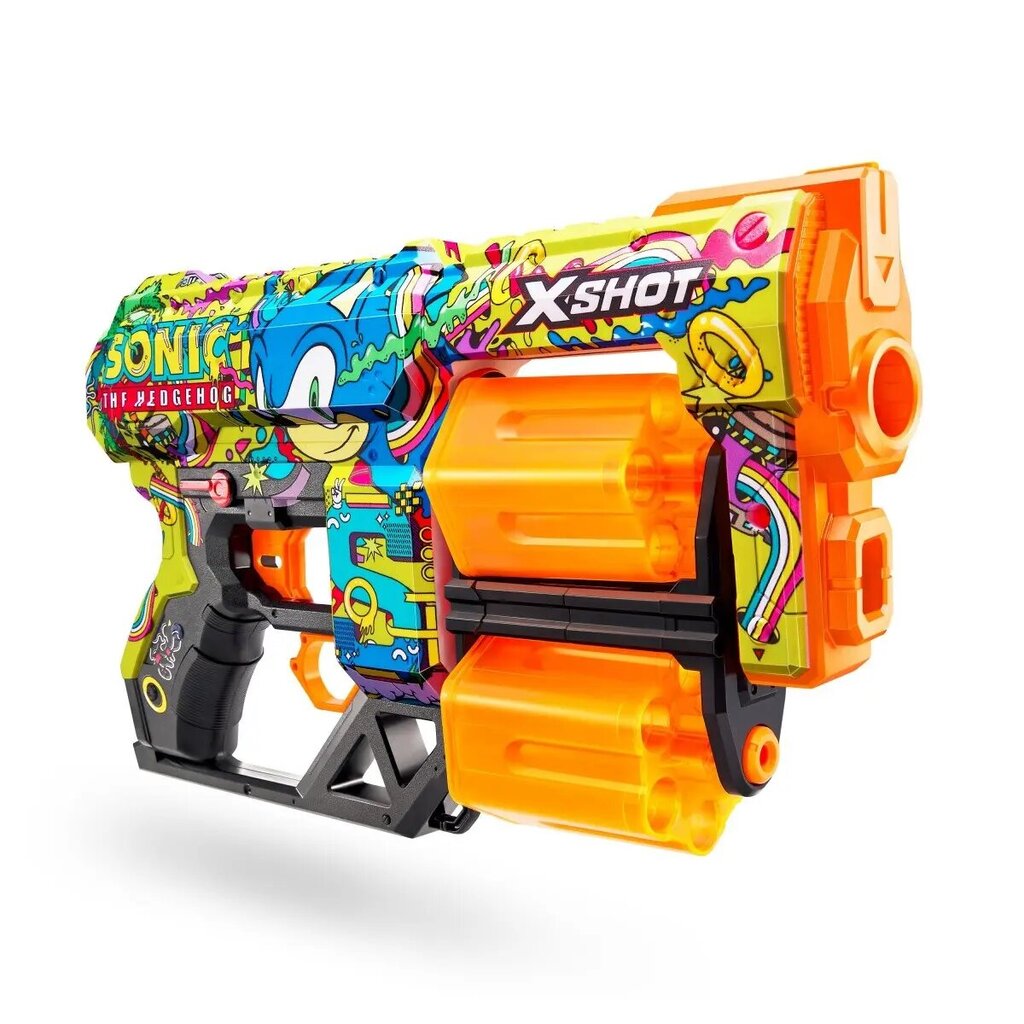 Dartų šautuvas Zuru X-Shot Skins Dread, Sonic the Hedgehog kaina ir informacija | Žaislai berniukams | pigu.lt
