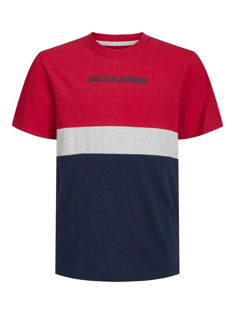 Jack&Jones marškinėliai berniukams 12237430, raudoni kaina ir informacija | Marškinėliai berniukams | pigu.lt