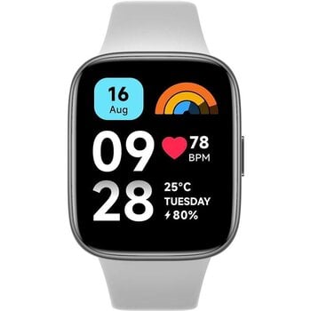 Xiaomi Redmi Watch 3 Active, Gray BHR7272GL цена и информация | Смарт-часы (smartwatch) | pigu.lt